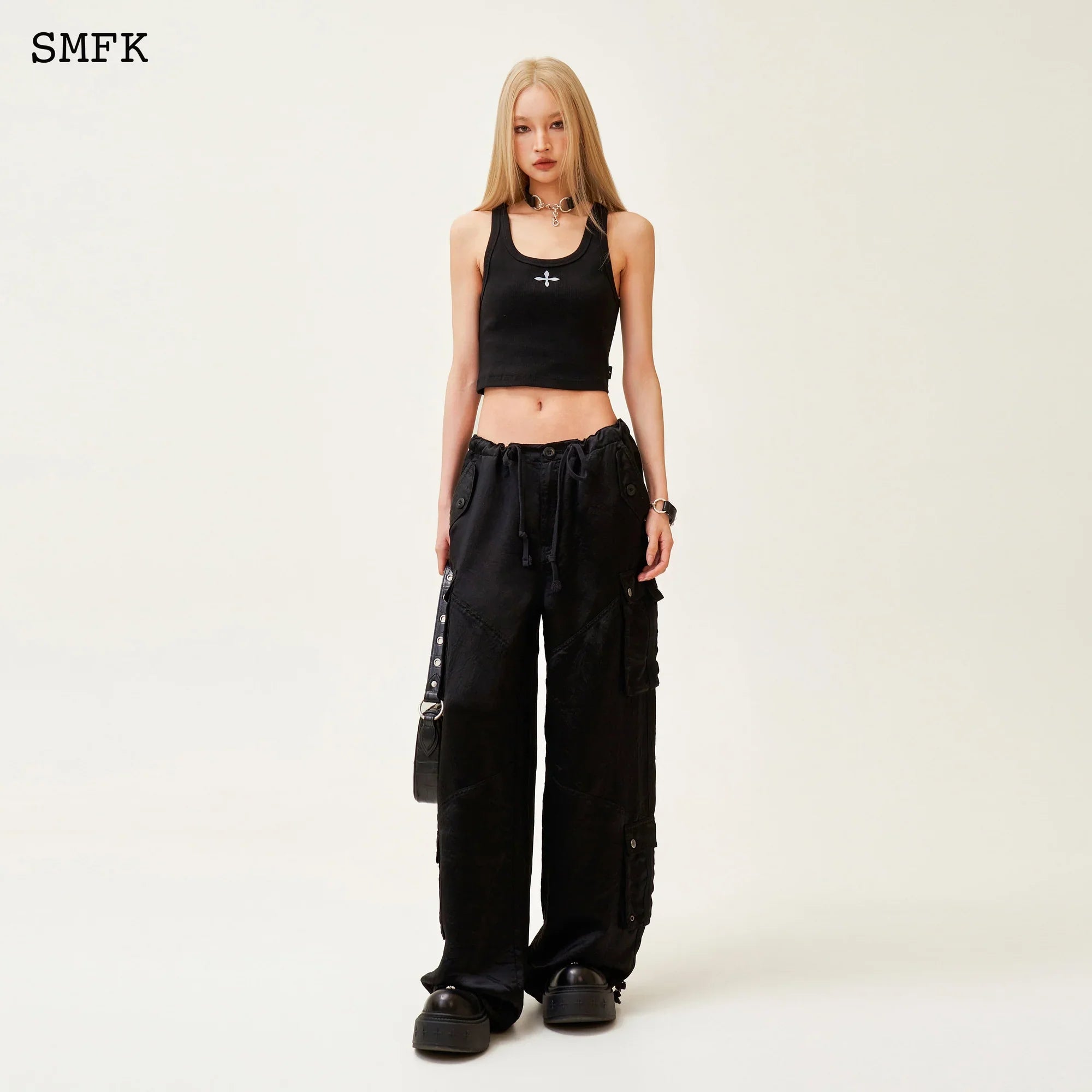 WILDWORLD CLIMBING SPORTY VEST IN BLACK
