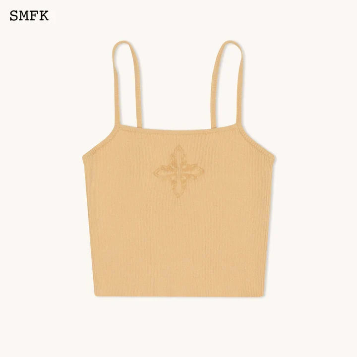 WILDWORLD CROSS KNITTED CROP TOP UTK05F1