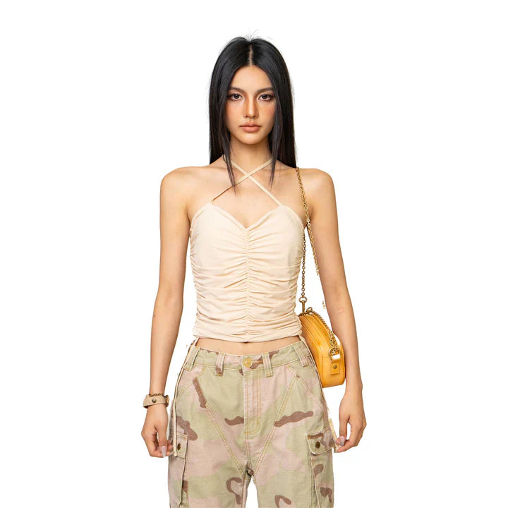 WILDWORLD DESERT VIPER GAUZE SUSPENDER TOP UTK30F