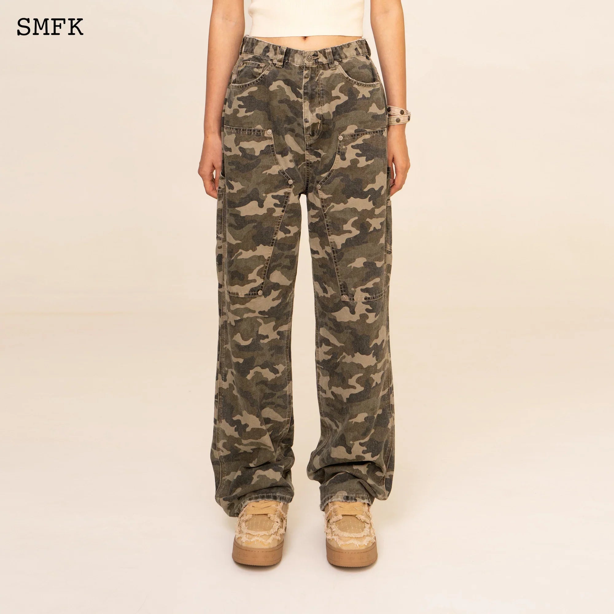 WILDWORLD LOGGING CAMOUFLAGE WORK WEAR PANTS