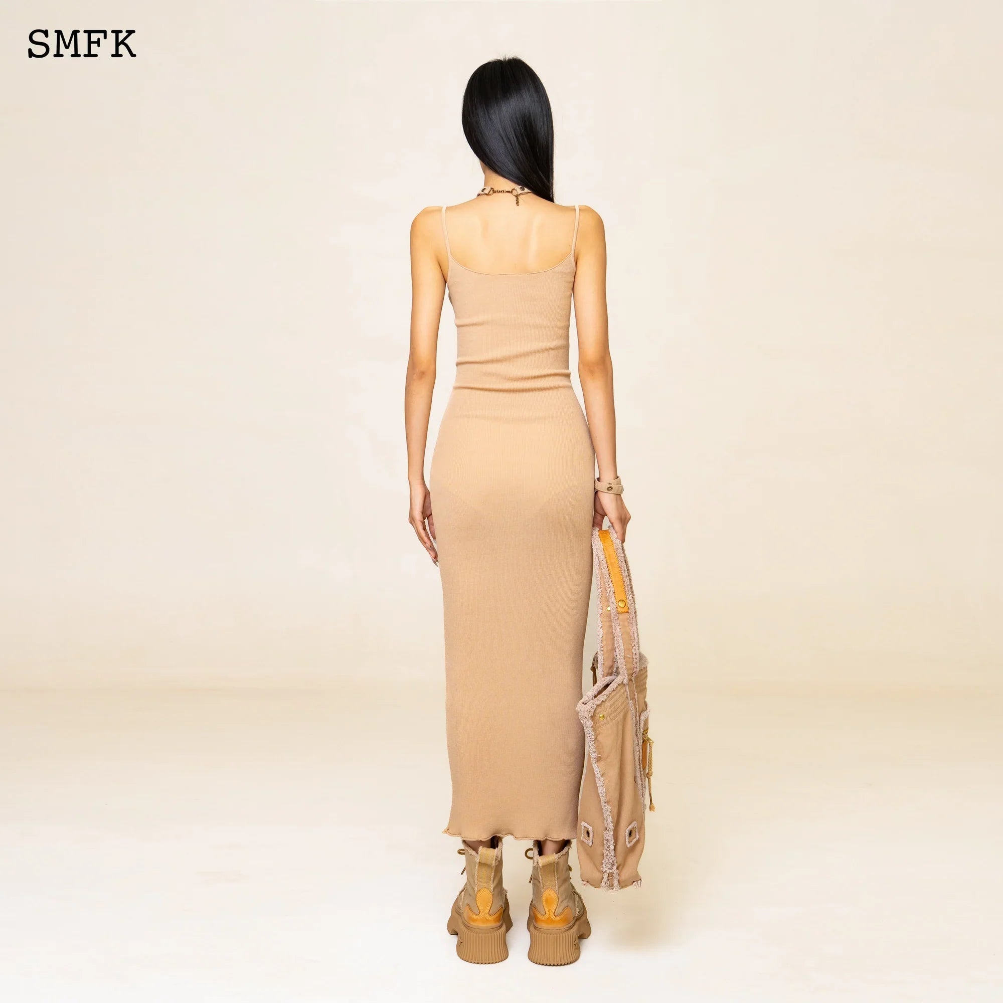 SMFK WILDWORLD MERMAID KNITTED SILK BRACE DRESS  Regular price UD011F