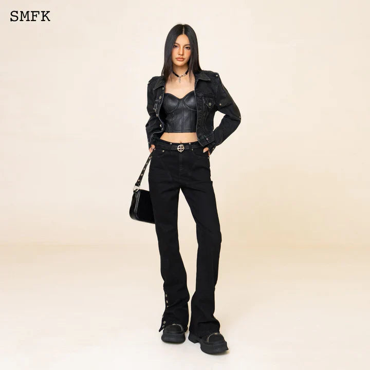 SMFK  WILDWORLD RIDER MERMAID BLACK JEANS PD006B1