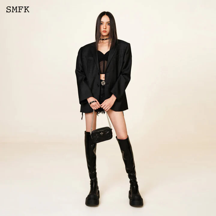 SMFK WILDWORLD ROCK HIGH-WAIST SHORT JEANS PS001B1