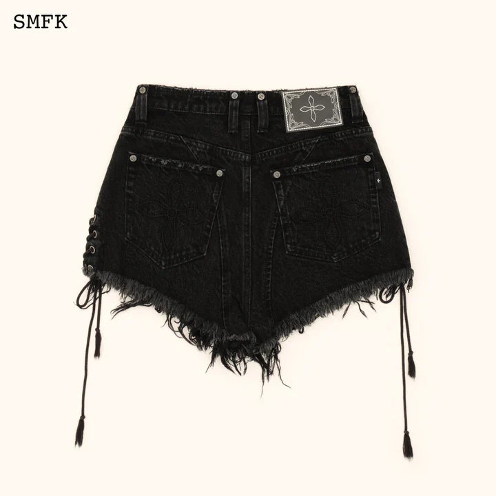 SMFK WILDWORLD ROCK HIGH-WAIST SHORT JEANS PS001B1