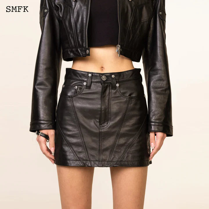 WILDWORLD ROCK SUEDE MID-WAIST MINI SKIRT DS002B1