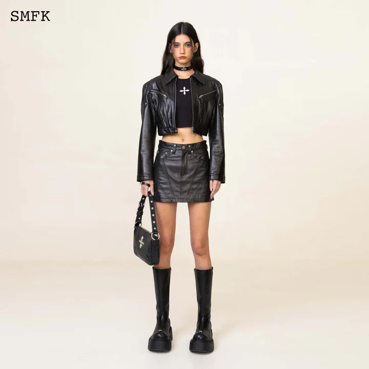 WILDWORLD ROCK SUEDE MID-WAIST MINI SKIRT DS002B1